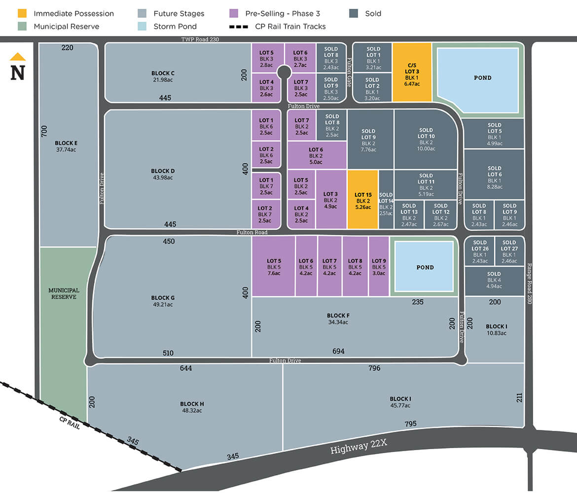 Fulton Industrial Park site plan